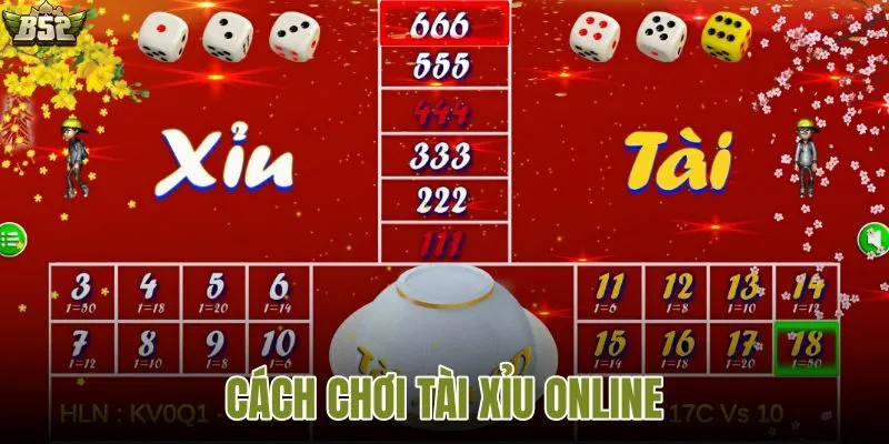 Cách chơi tài xỉu online dễ hiểu cho người mới bắt đầu tham gia cá cược trực tuyến