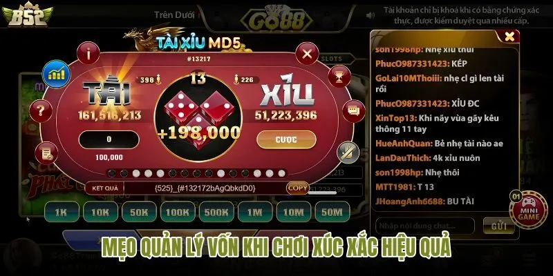 Bí quyết kiểm soát ngân sách khi chơi tài xỉu online