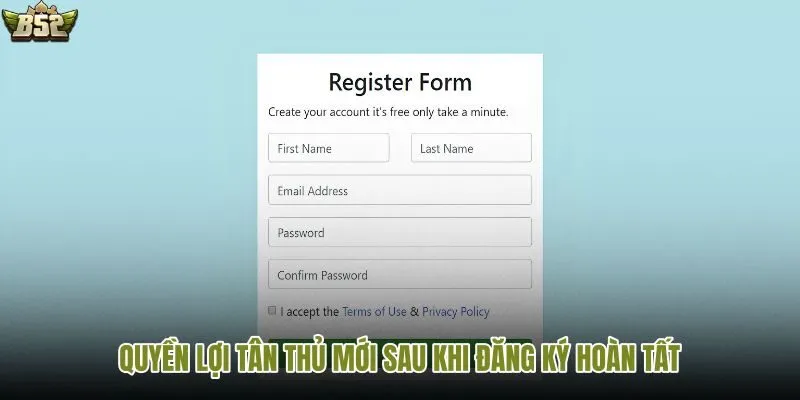 Quyền lợi tân thủ mới sau khi đăng ký B52 hoàn tất thành công